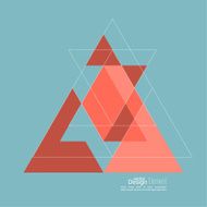 Abstract background with triangles N51