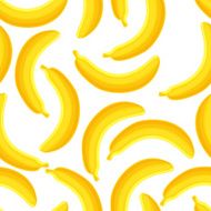 Seamless pattern of bananas vector illustration