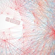 Geometric background made of lines Abstract shape Vector N9