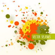 Inky colorful splashes N2