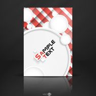 Abstract Background With White Paper Circles N13