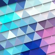 Turquoise triangle background