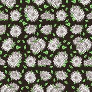 Floral seamless pattern Vector illustration Beautiful background N10