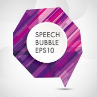 abstract Speech bubble background eps10 N3