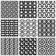 seamless geometric patterns set N7