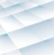 White translucent table for technology or abstract background vector