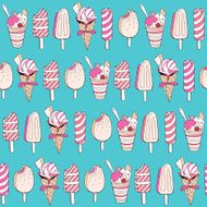 Ice Cream seamless pattern N22