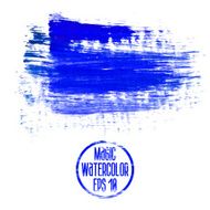 Colorful vector watercolor brush strokes N4