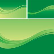 Green flow backgrounds N2