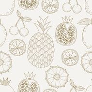 Seamless fruit pattern N8