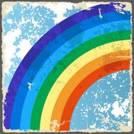 Abstract grunge background with rainbow N4