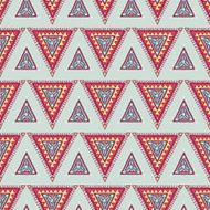blue and pink triangles