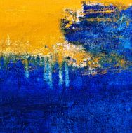 Abstract yellow and blue art backgrounds N11