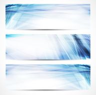 Abstract blue business banners N3
