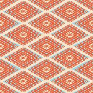 orange and blue rhombuses