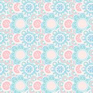 Floral seamless pattern Vector illustration Beautiful background N13