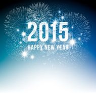 New Year&#039;s Fireworks Drawing N2
