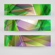 Vector banner set for your design N225