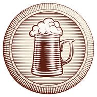 Vector beer glass