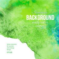 Vector watercolor colorful background