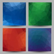 Backgrounds with abstract triangles N20