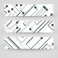 Vector banner set for your design N227