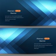 Abstract geo banners N5