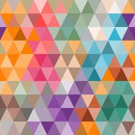 Background of colored triangles