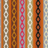 Seamless ethnic texture with geometric design elements