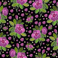 Seamless floral background N411
