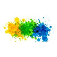 Background with Brazilian flag colors N2