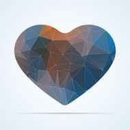 Geometric heart icon N2