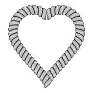 Rope Love Heart