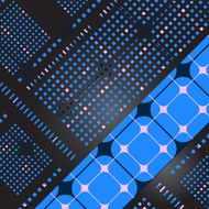 abstract blue with black pattern background