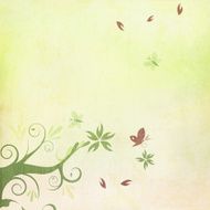 Grunge Vector Autumn Background N2