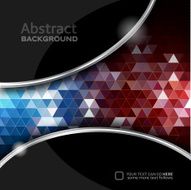 Multicolored mosaic background N99