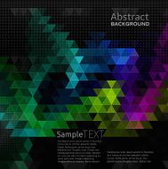 Multicolored mosaic background N108