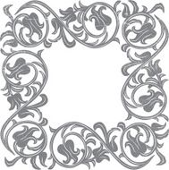 floral frame N372