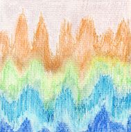 Pencil Drawn Abstract Background