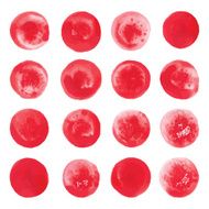 Watercolor circles set N2