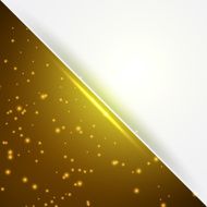 Yellow card with copyspace