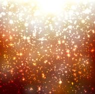Christmas red background with snowflakes
