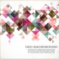 Retro geometric background N5