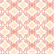Peach orange argyle retro seamless pattern background
