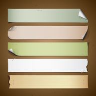 Vintage paper Long collections design