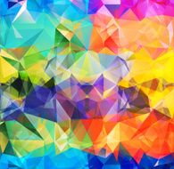 Abstract geometric background space N14