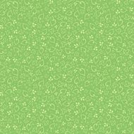 Green seamless floral pattern Vector illustration N2