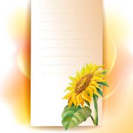 Sunflower frame background N2