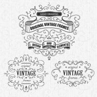 hand-sketched vintage frames N7
