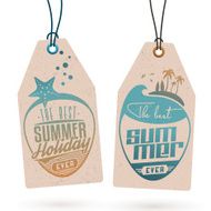Summer Holidays Hang Tags